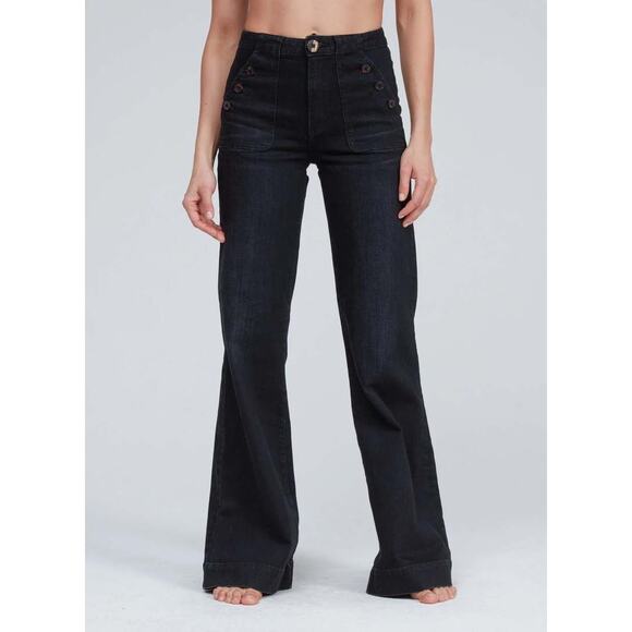 Tuckernuck  ASKK NY Rock Rock Brick House Wide Leg Pant NWT Size 29 - Picture 1 of 8